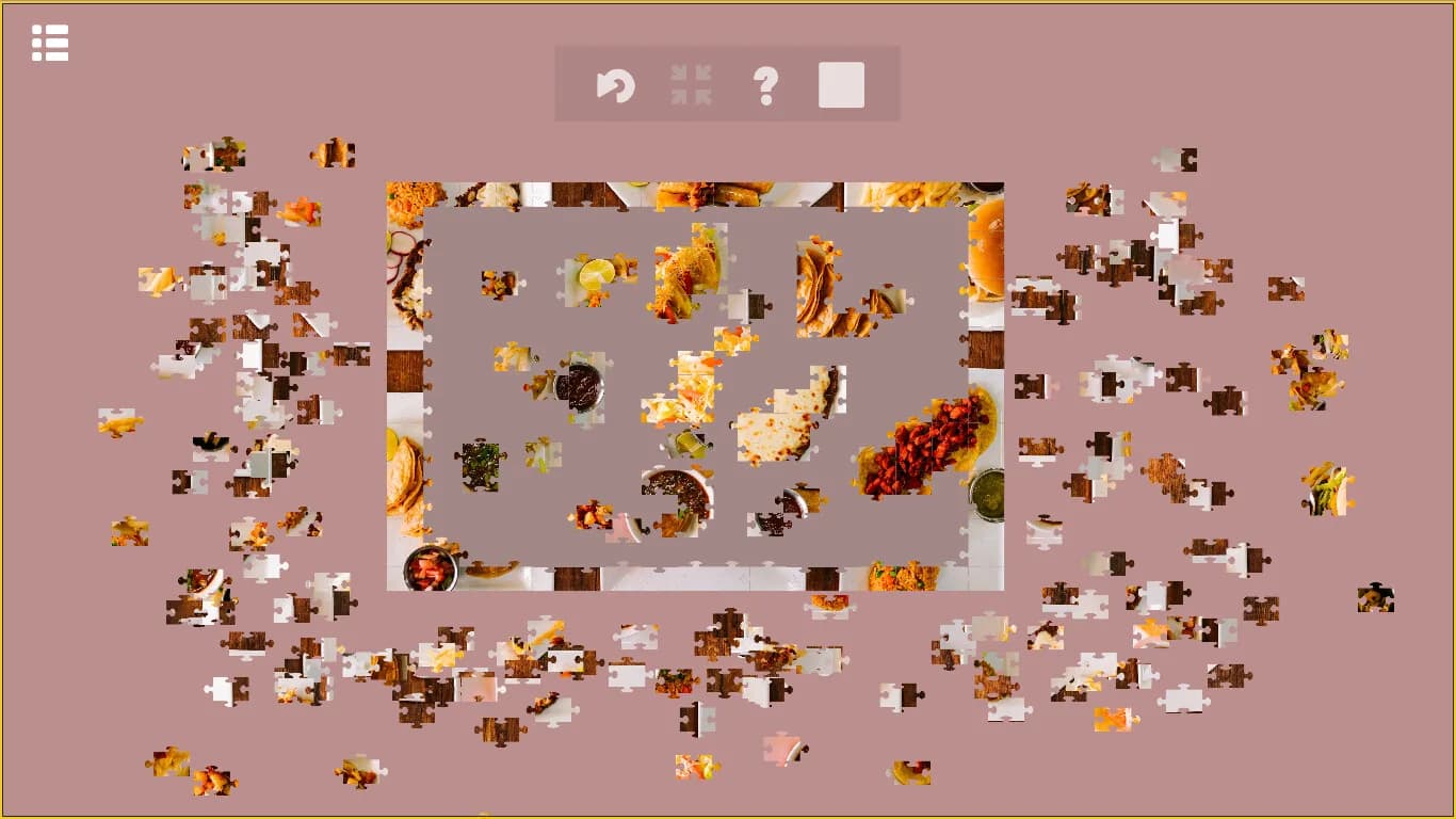 Jigsaw Puzzle Delicious Foods görsel 6
