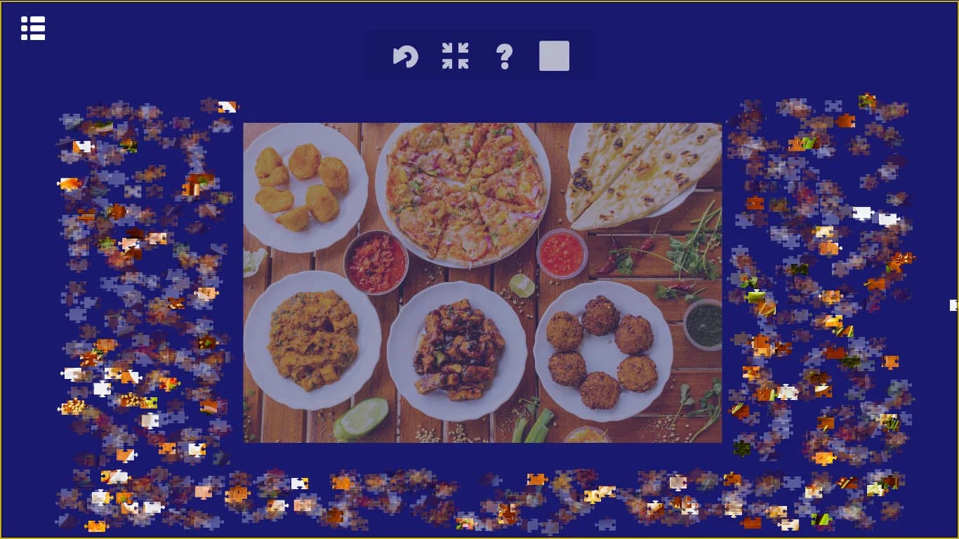 Jigsaw Puzzle Delicious Foods görsel 7