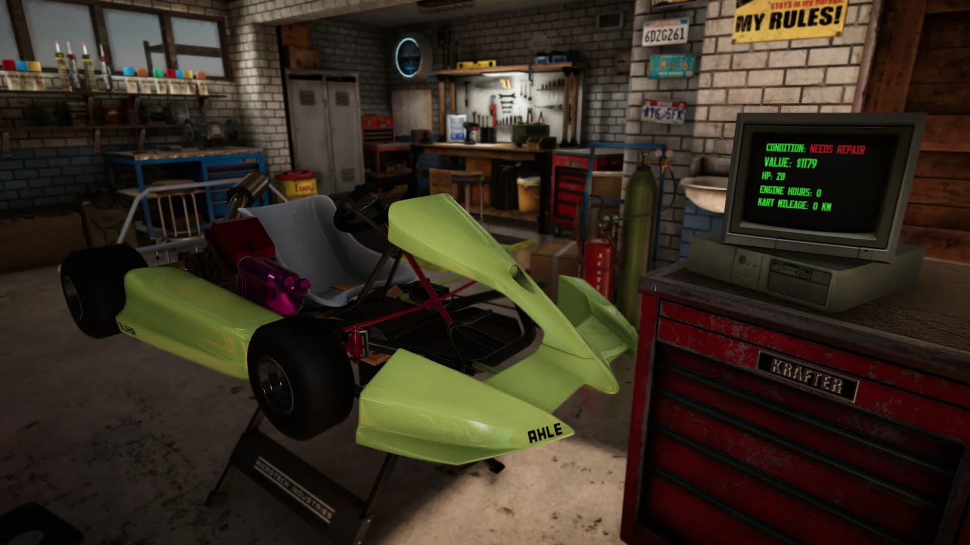 Gearhead Karting Simulator - Mechanic & Racing görsel 8