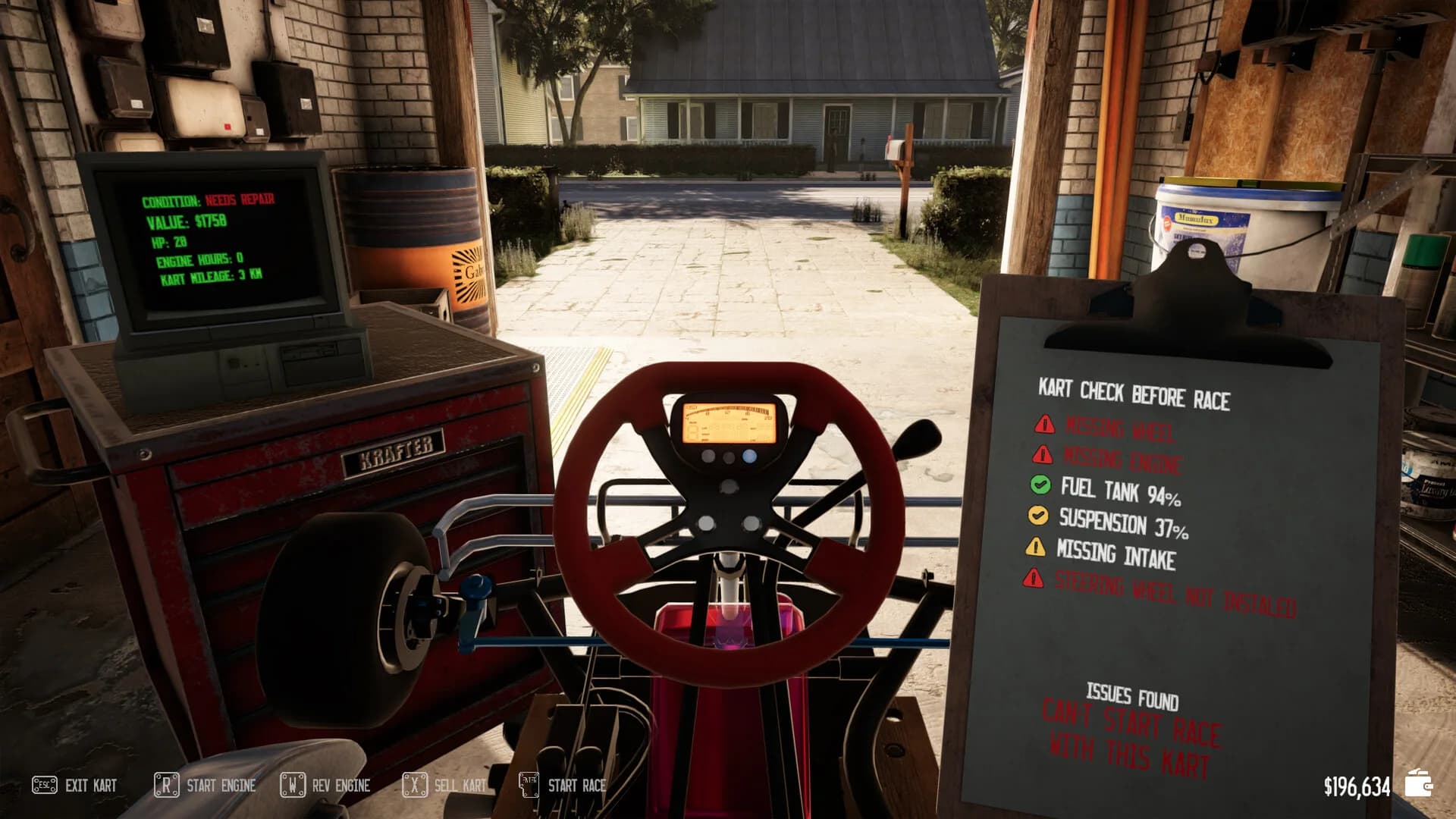 Gearhead Karting Simulator - Mechanic & Racing görsel 10
