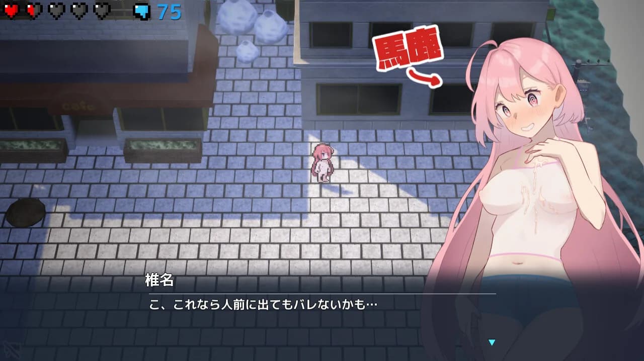 Embarrassed Shina-chan~ the Naked Wandering College Girl görsel 7