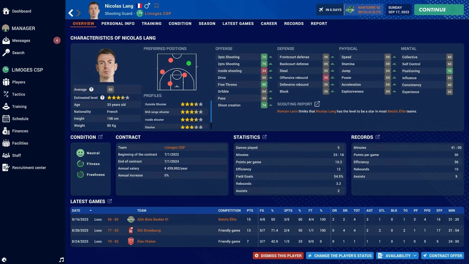 Pro Basketball Manager 2024 görsel 2