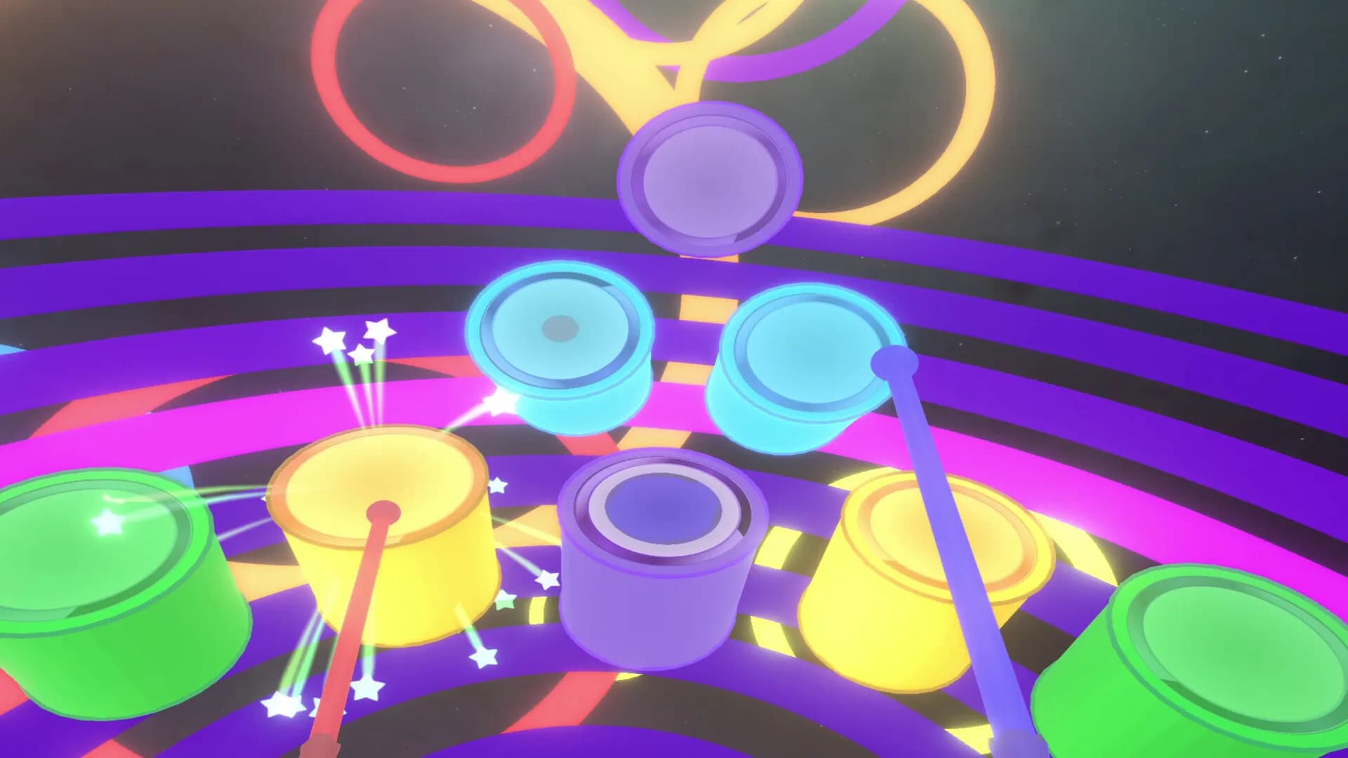 Neon Music Drums görsel 2