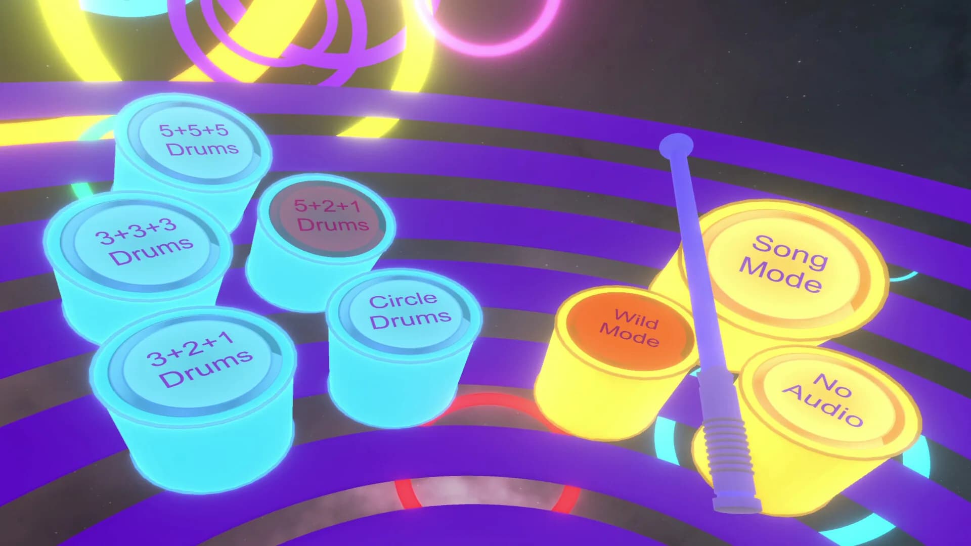 Neon Music Drums görsel 4