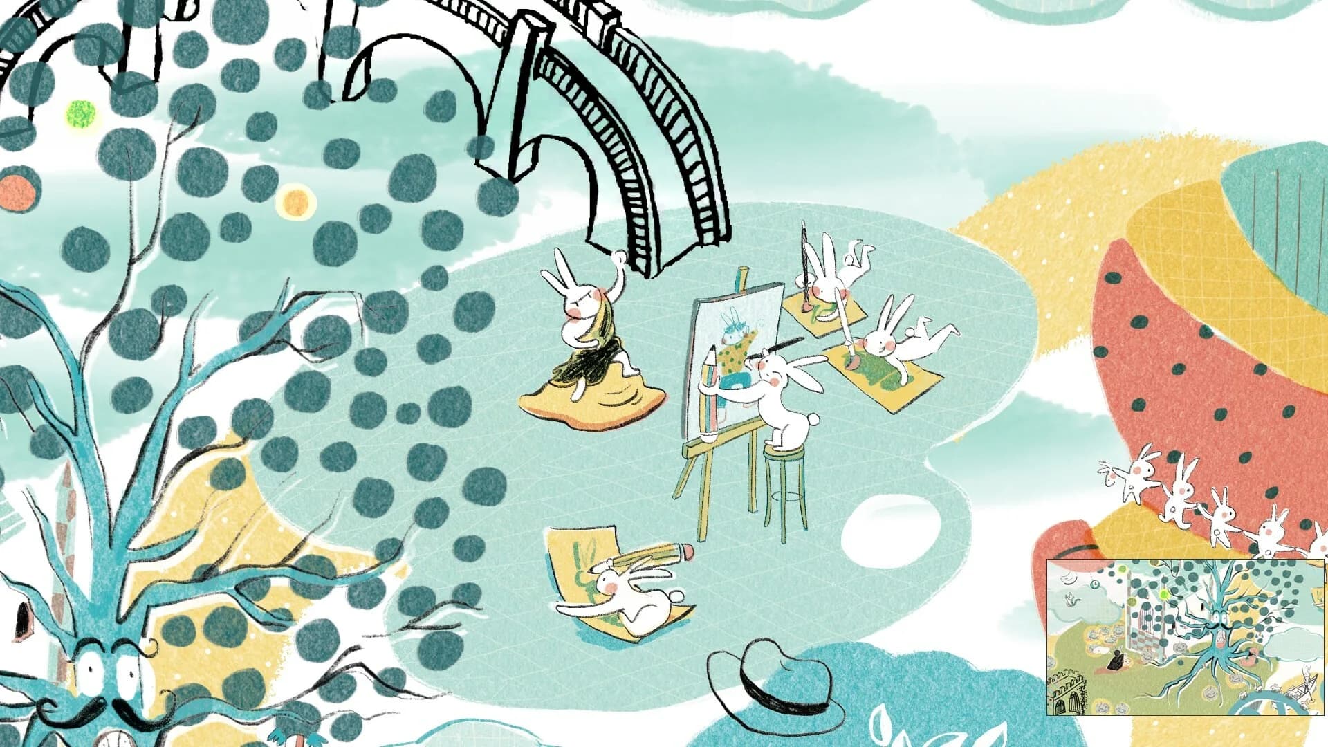 Mr Rabbit's Cambridge Point and Click Adventure görsel 2