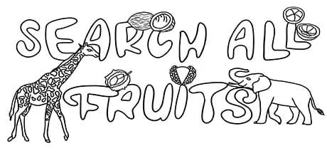 SEARCH ALL - FRUITS görsel 1