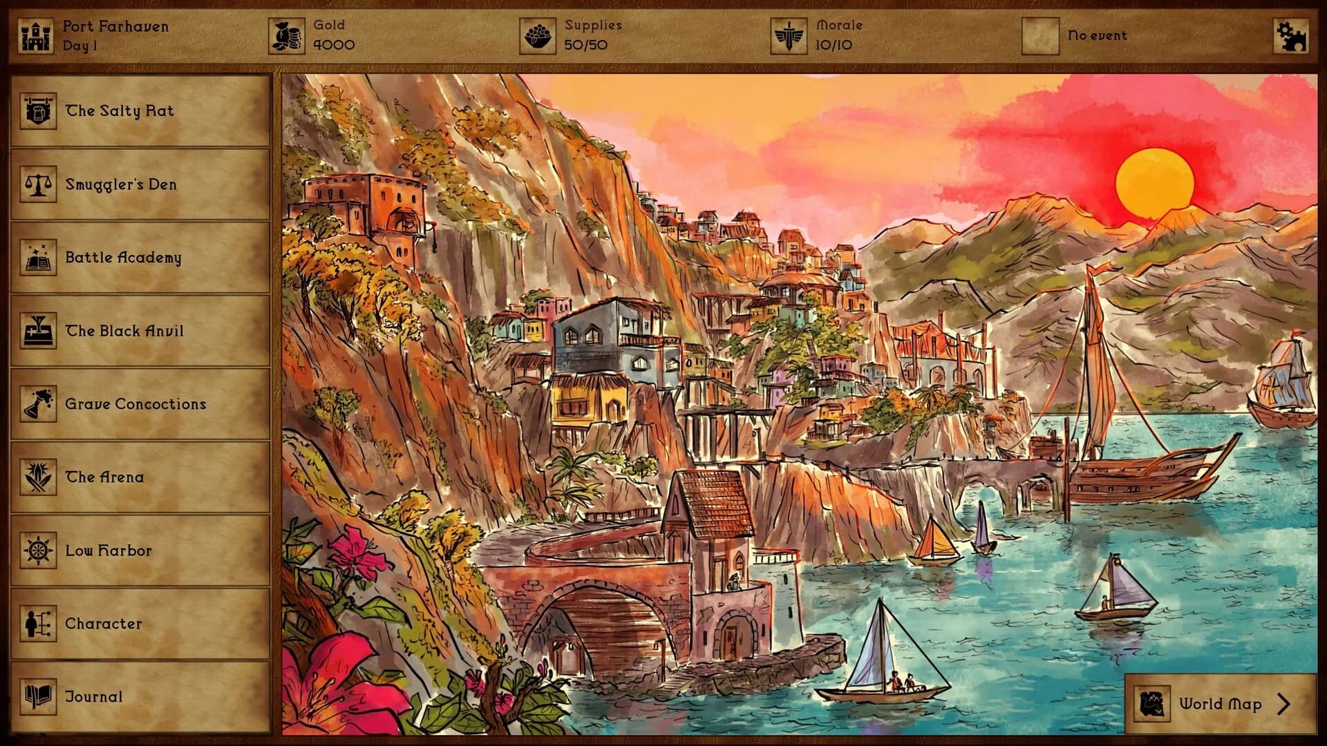 Grim Tides - Old School RPG görsel 2