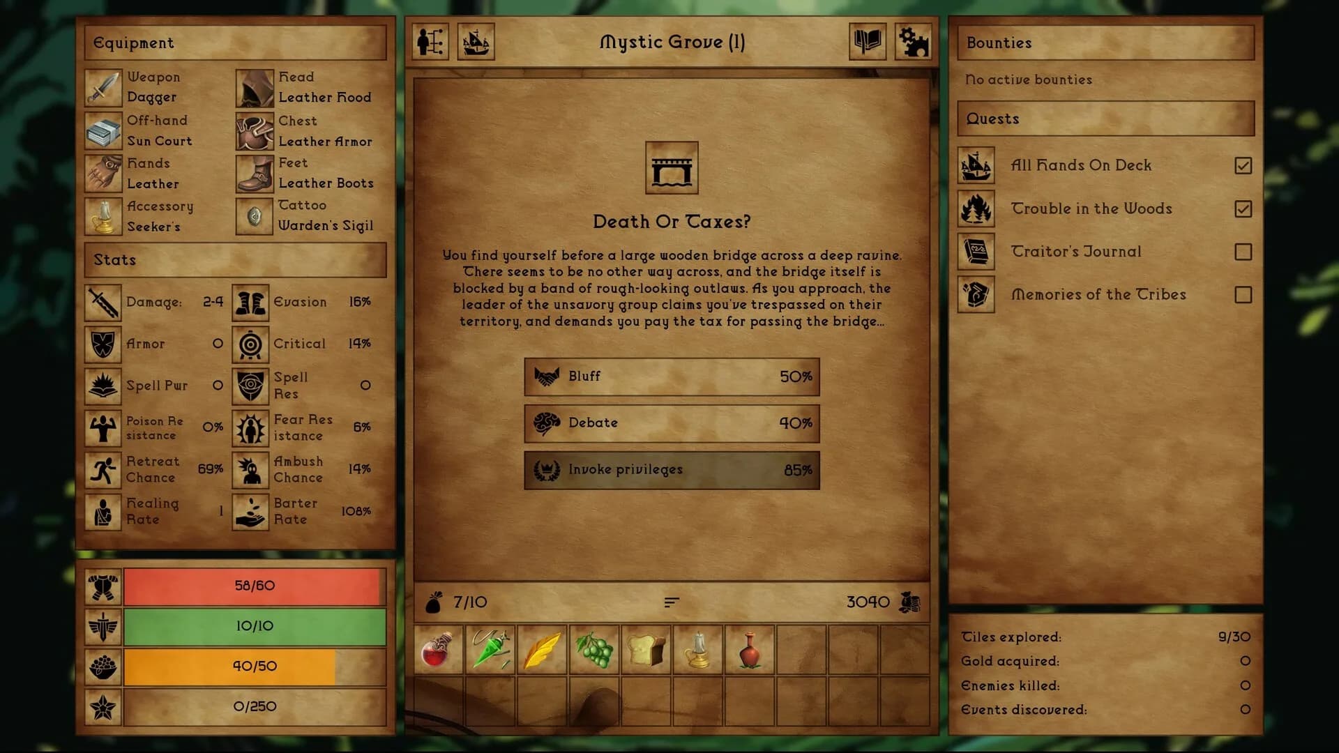 Grim Tides - Old School RPG görsel 3