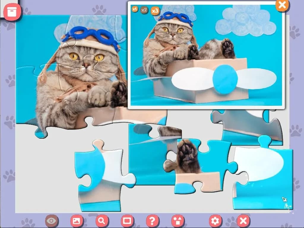1001 Jigsaw. Cute Cats 4 görsel 4
