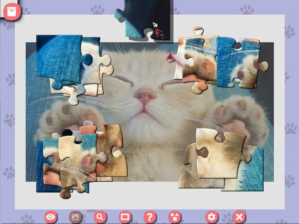 1001 Jigsaw. Cute Cats 4 görsel 6