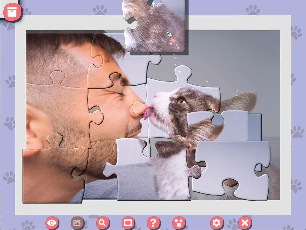 1001 Jigsaw. Cute Cats 5 görsel 5