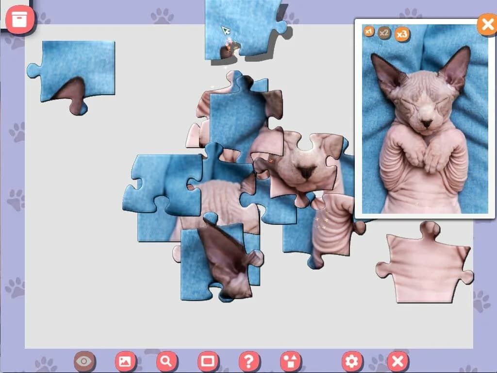 1001 Jigsaw. Cute Cats 5 görsel 6