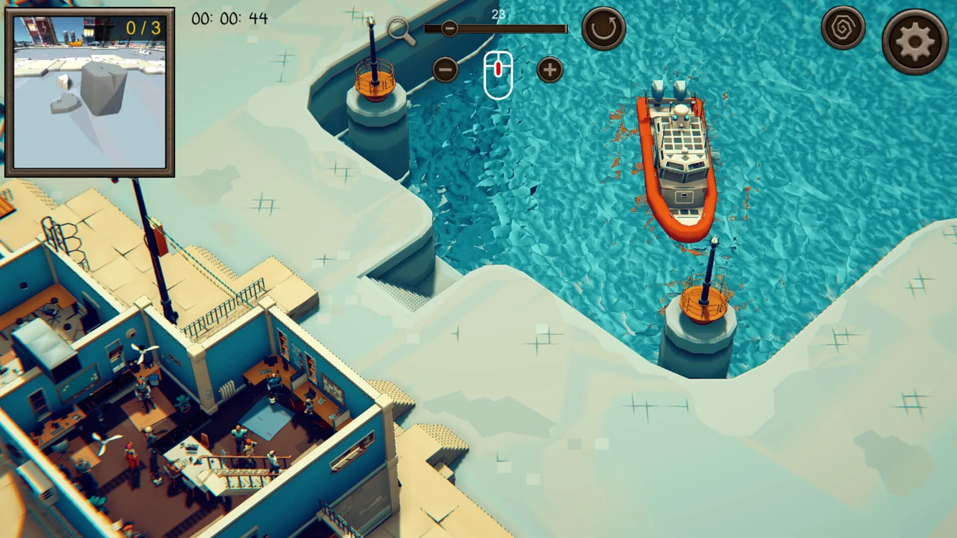 Hidden Harbor 3 Top-Down 3D görsel 3