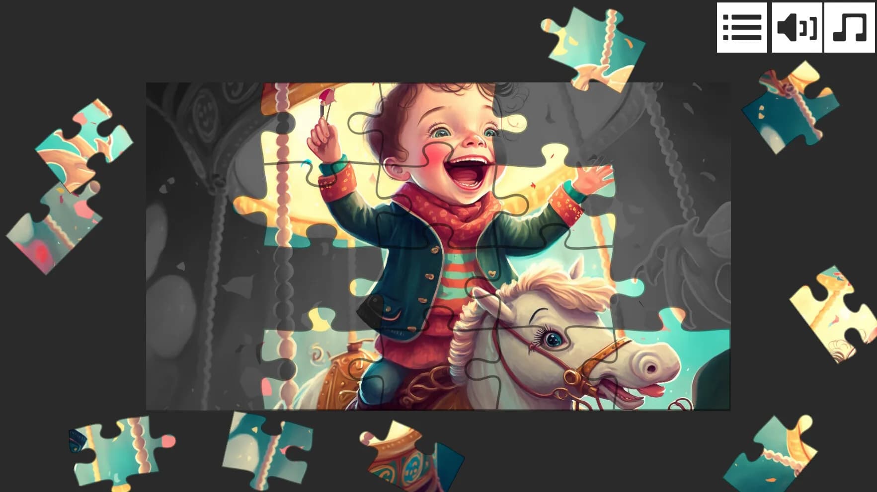 Childhood Dreams - Jigsaw Puzzle görsel 3