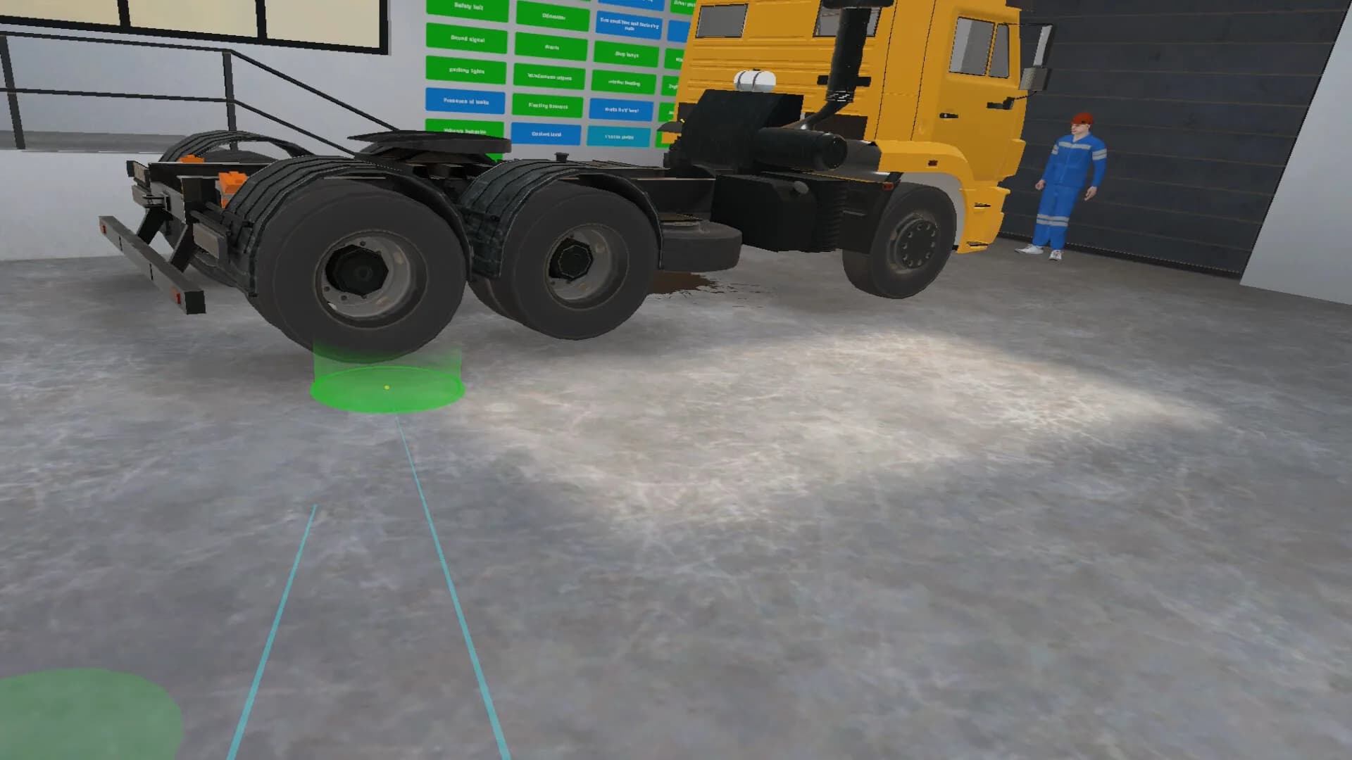Truck Preparation For Driving VR Training görsel 3