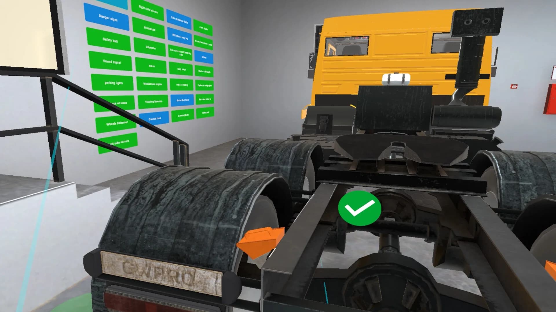 Truck Preparation For Driving VR Training görsel 5