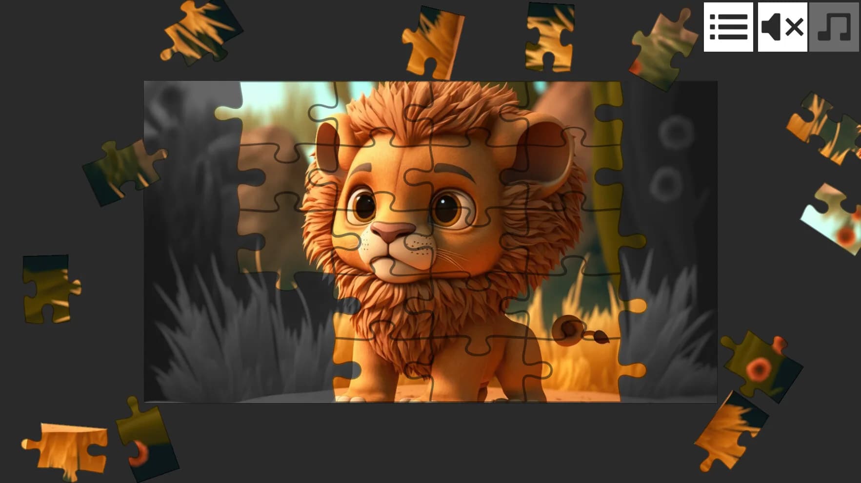 Jigsaw Puzzle - Baby Animals görsel 4