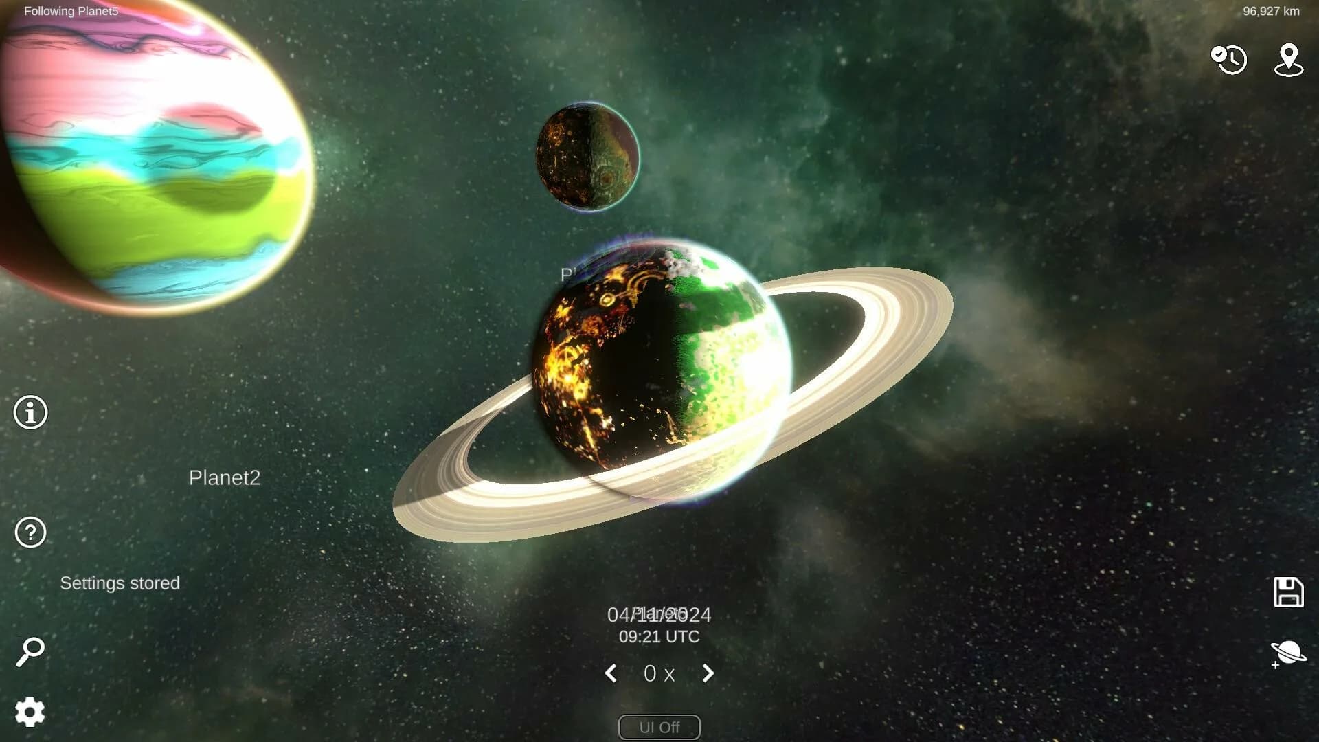 Solar System Simulator görsel 2