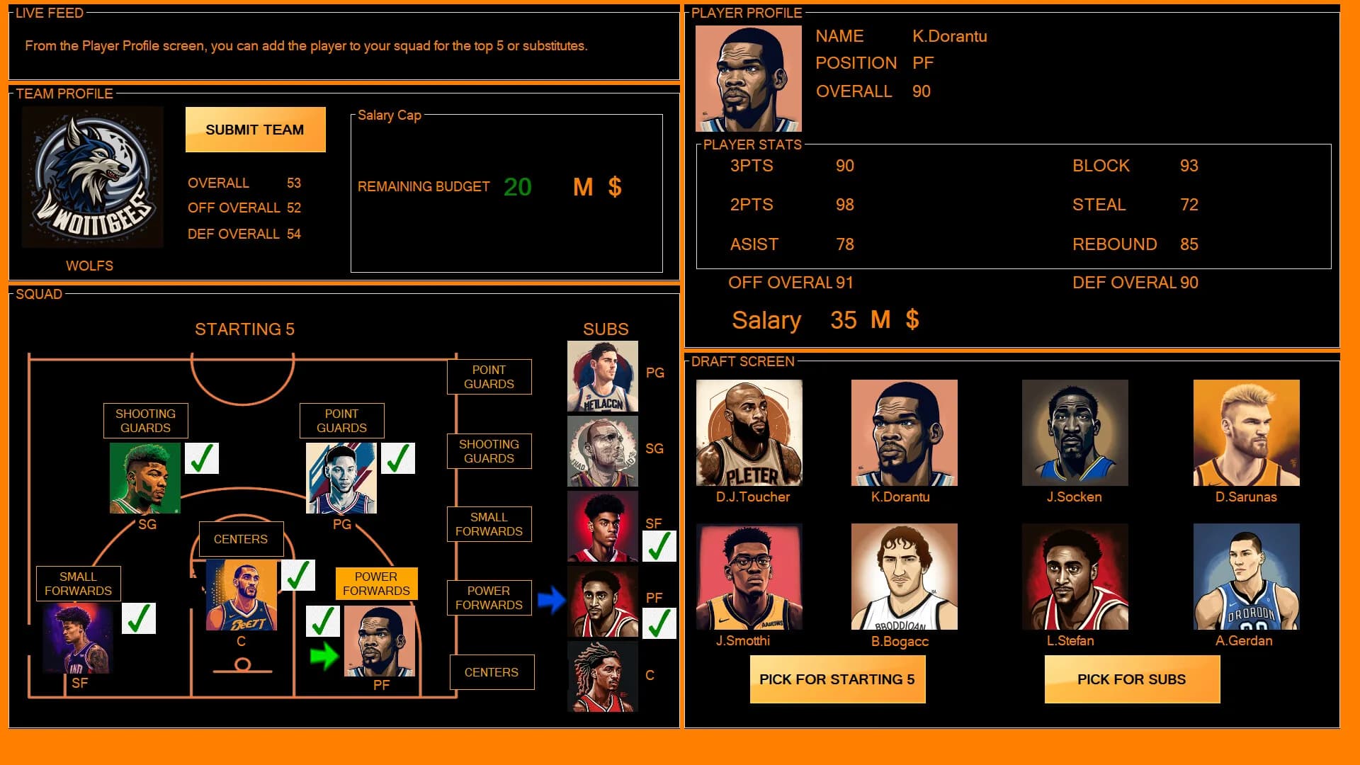 NFBL-NATIONAL FANTASY BASKETBALL LEAGUE görsel 2