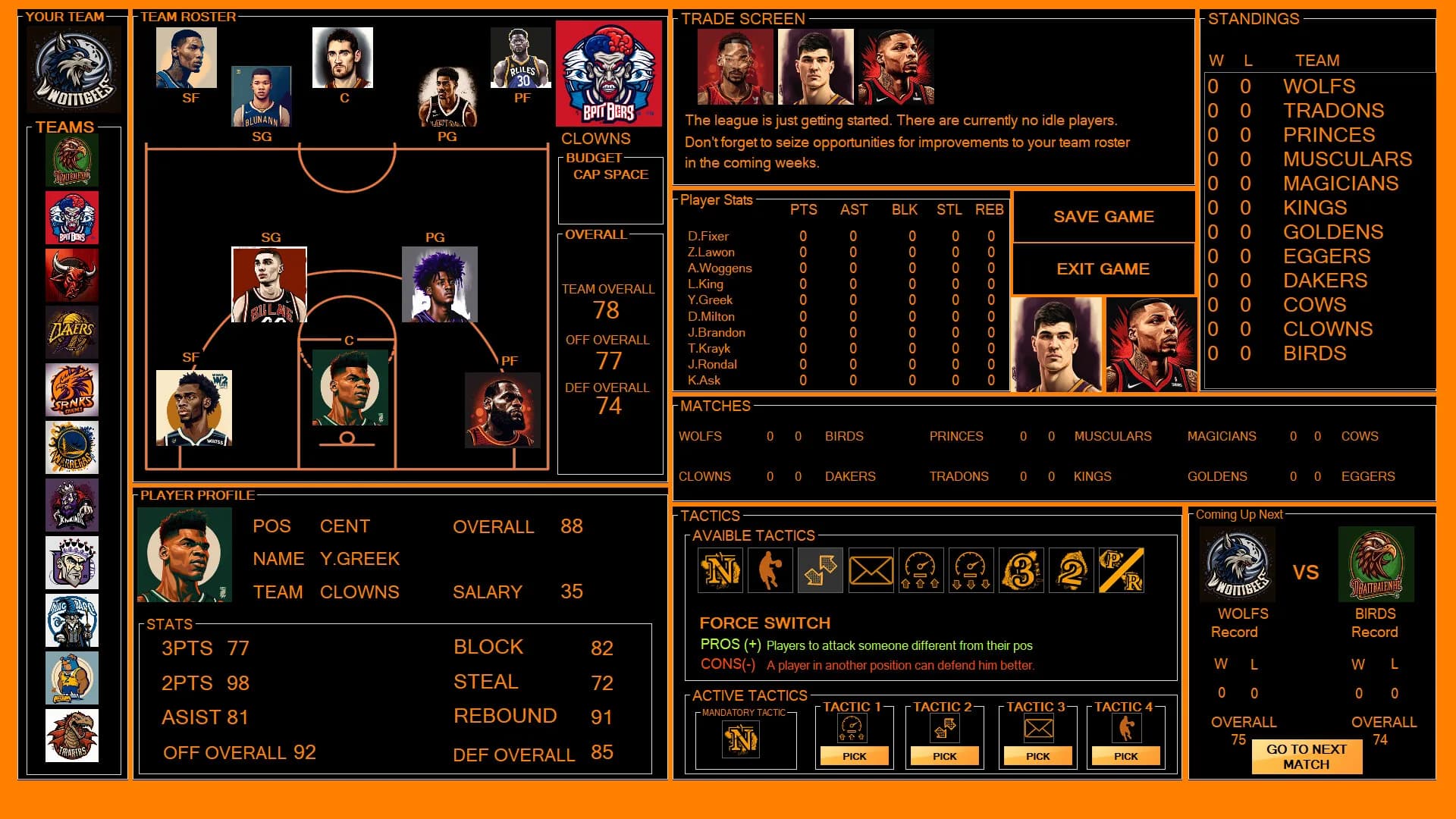 NFBL-NATIONAL FANTASY BASKETBALL LEAGUE görsel 3