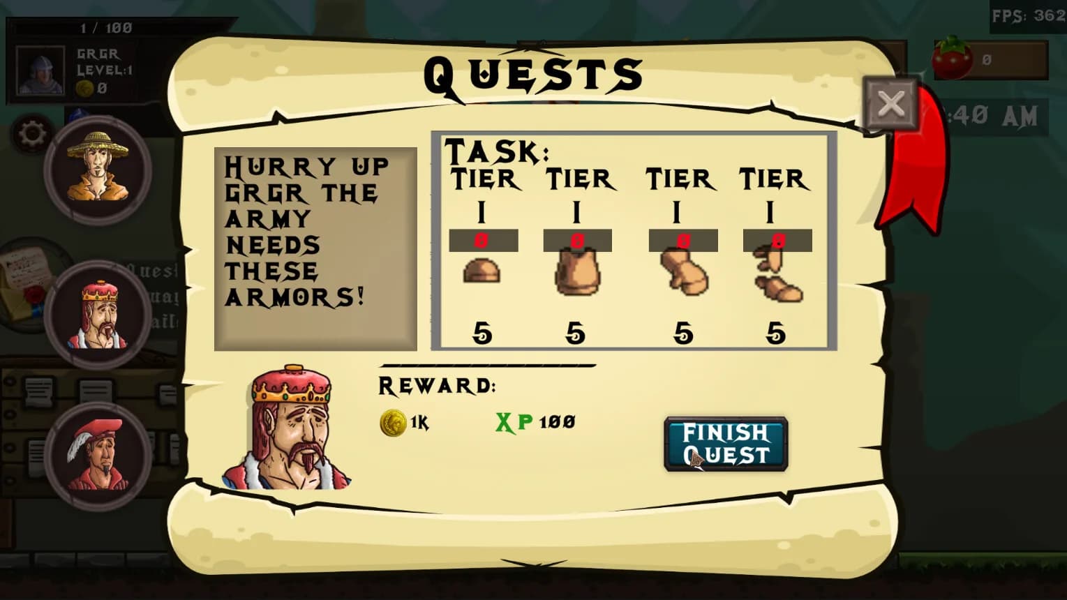Medieval Idle: Quest görsel 8