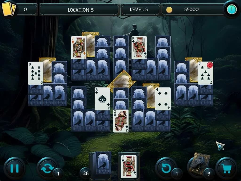 Mystery Solitaire. The Black Raven 6 görsel 6