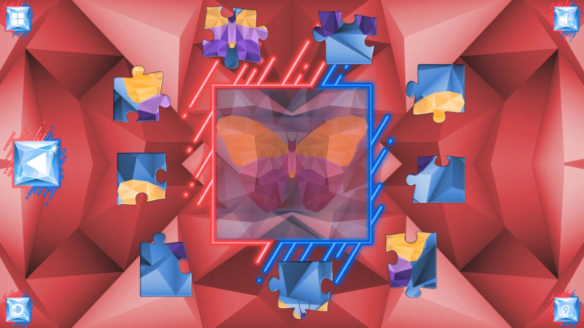 Poly Jigsaw: Butterflies görsel 2