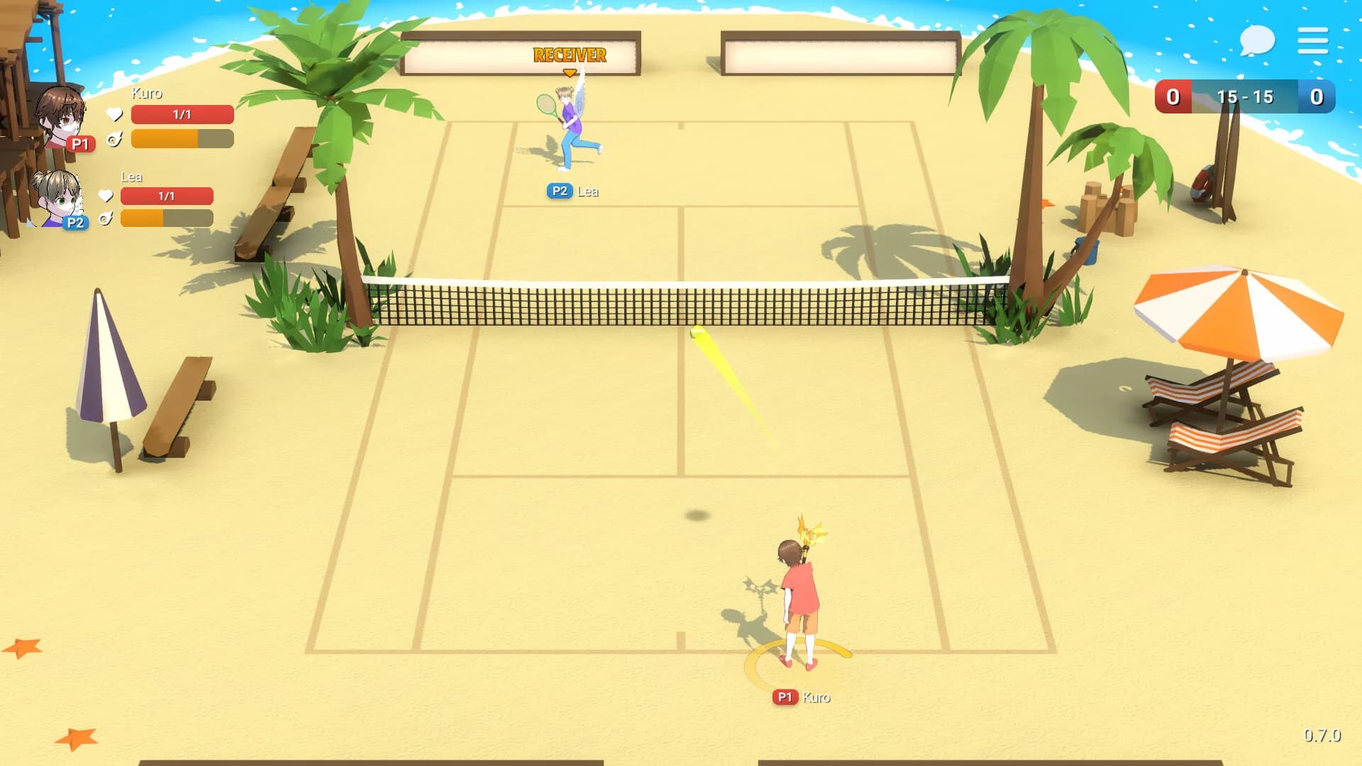Pixel Tennis görsel 2