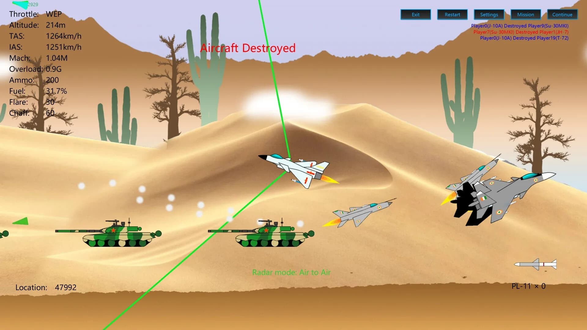2D Dogfight görsel 4