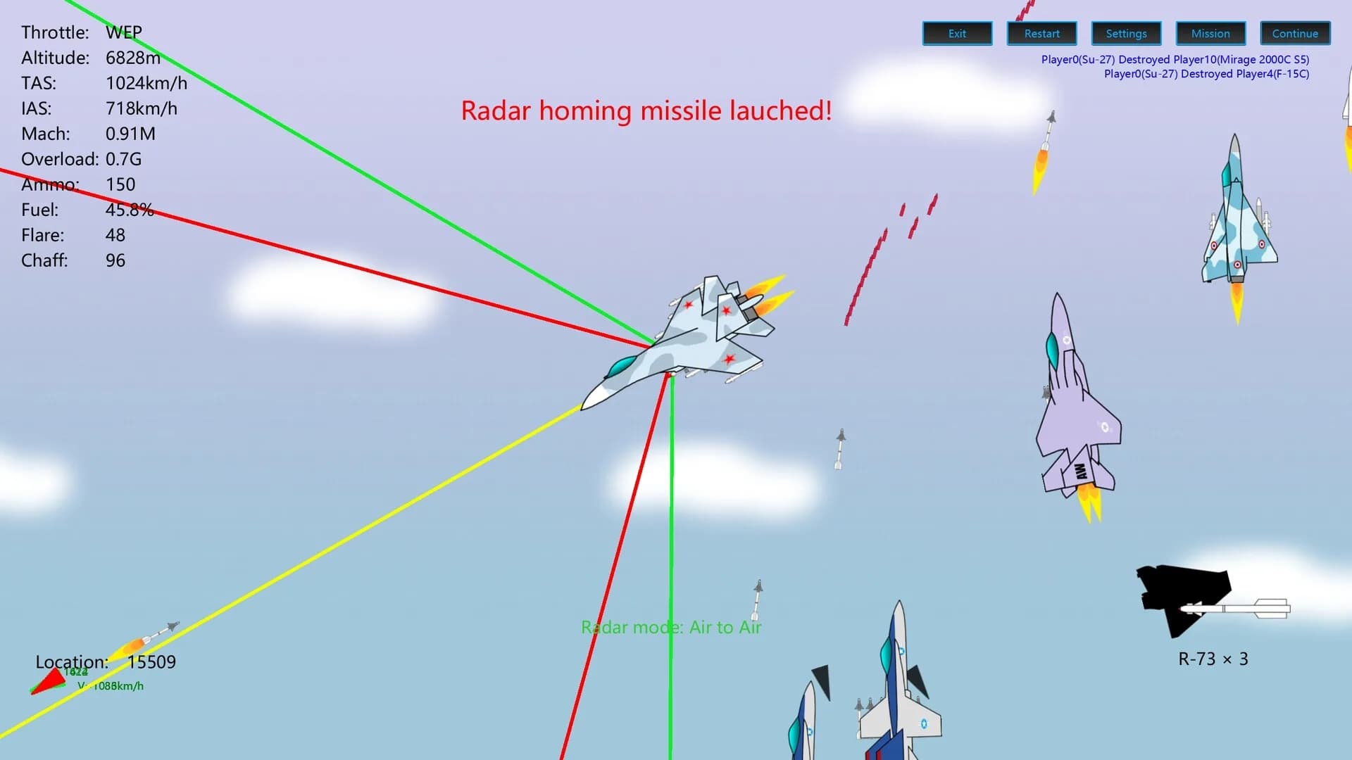2D Dogfight görsel 5