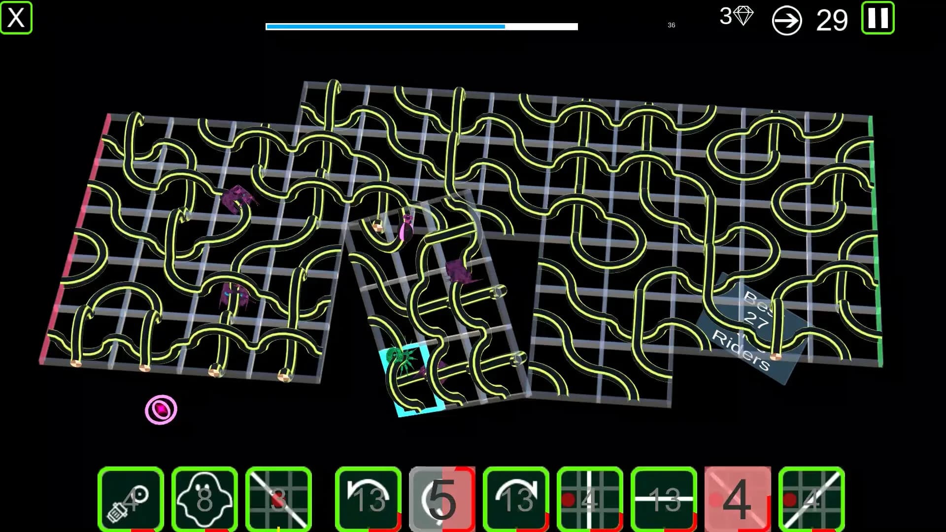 FlipTiles: Warp Lines görsel 3