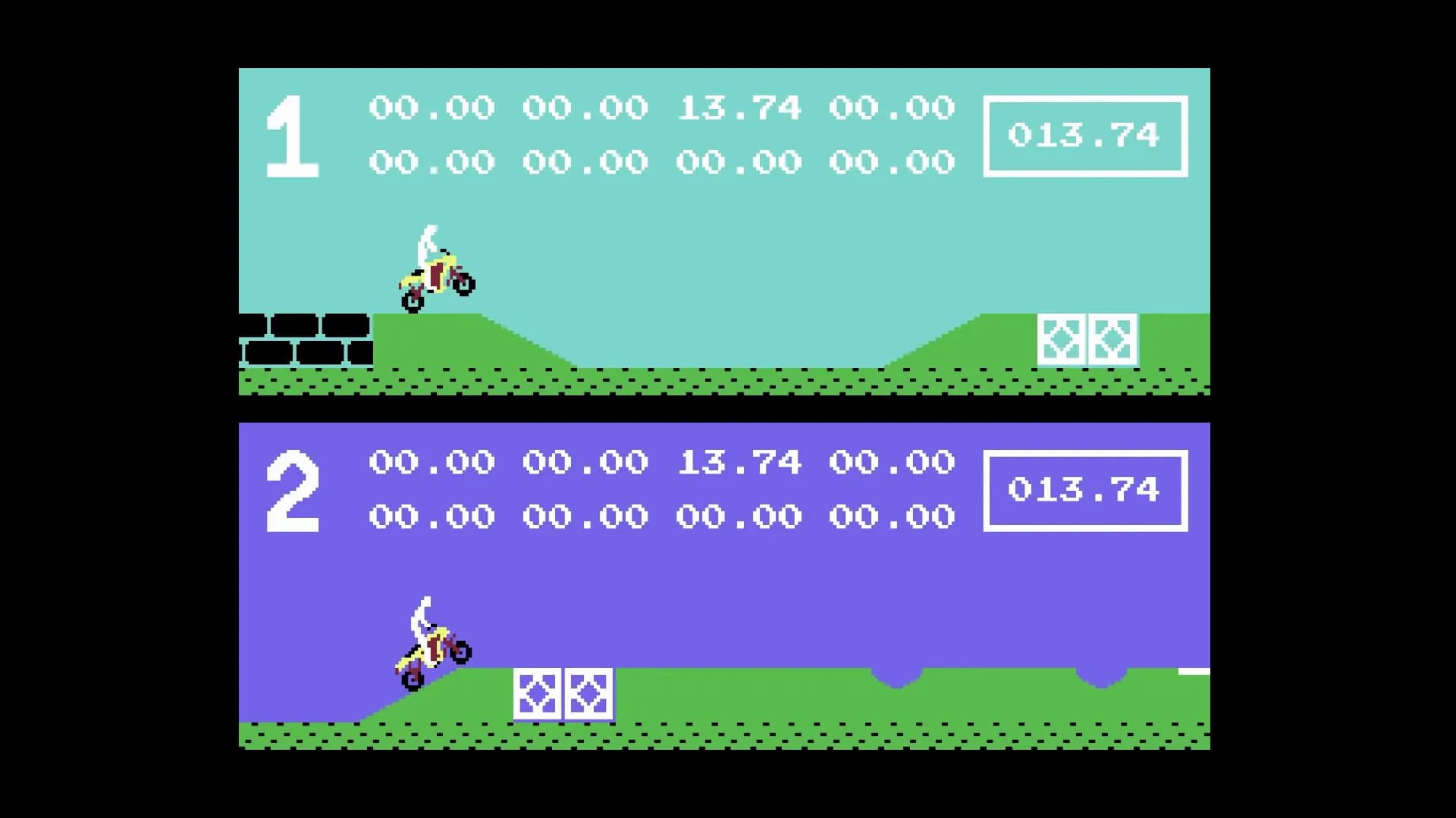 Kikstart: Off-Road Simulator (C64/C128) görsel 2