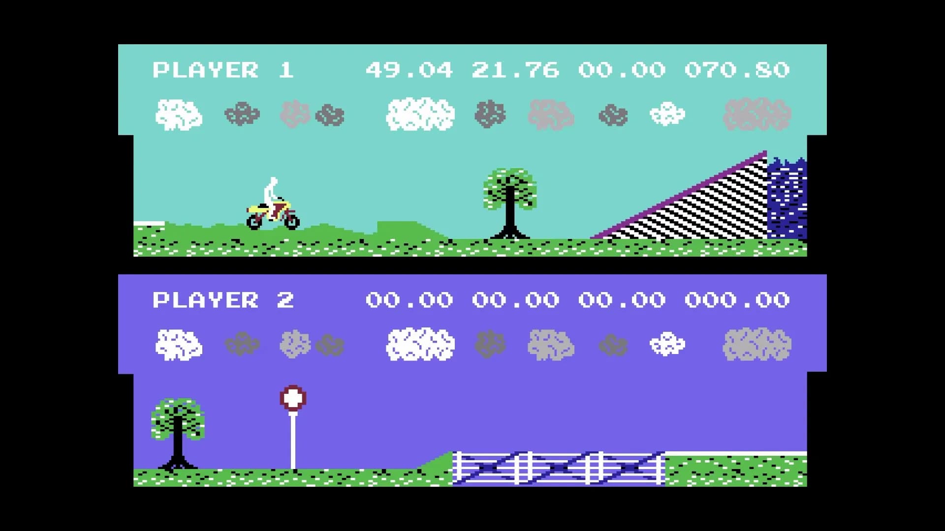 Kikstart: Off-Road Simulator (C64/C128) görsel 4