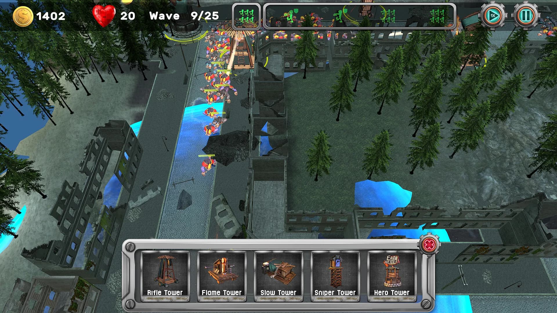 Z-APE: Tower Defense görsel 10