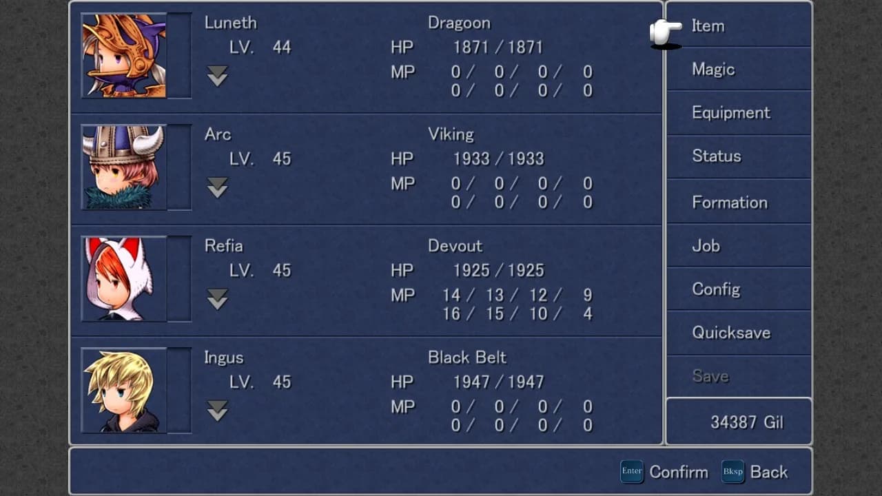 Final Fantasy III (3D Remake) görsel 8