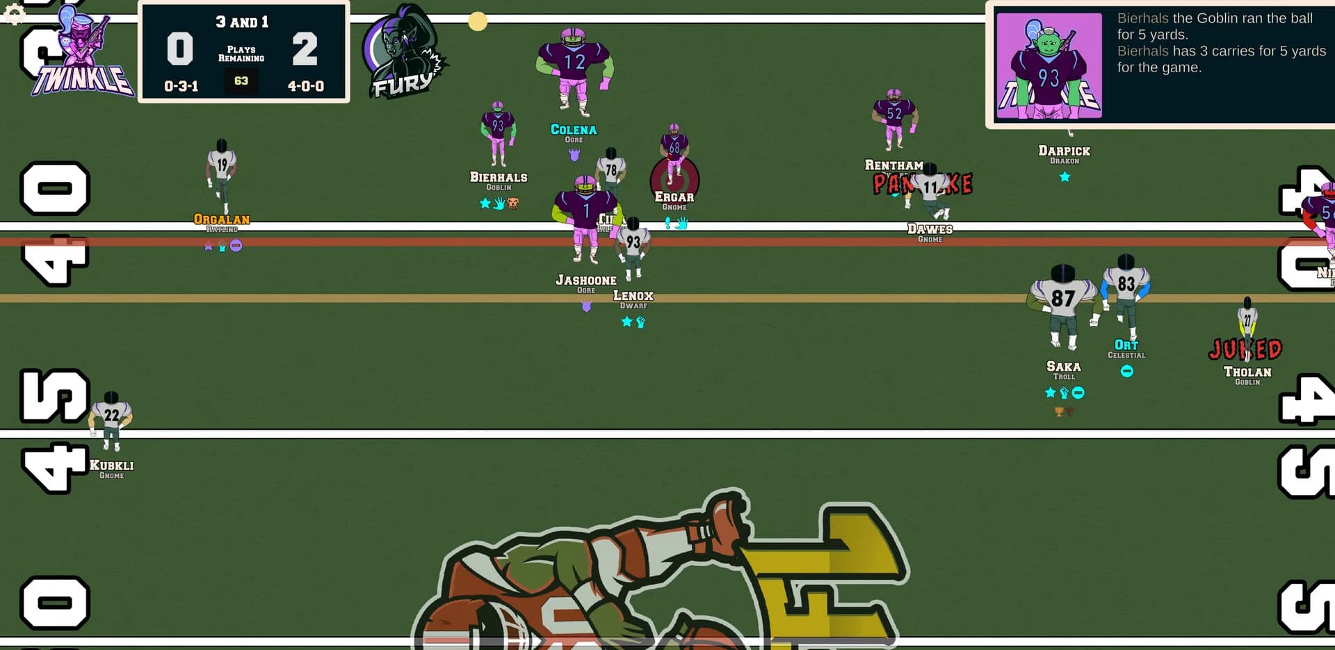 FFFL: Brutalball Manager görsel 4