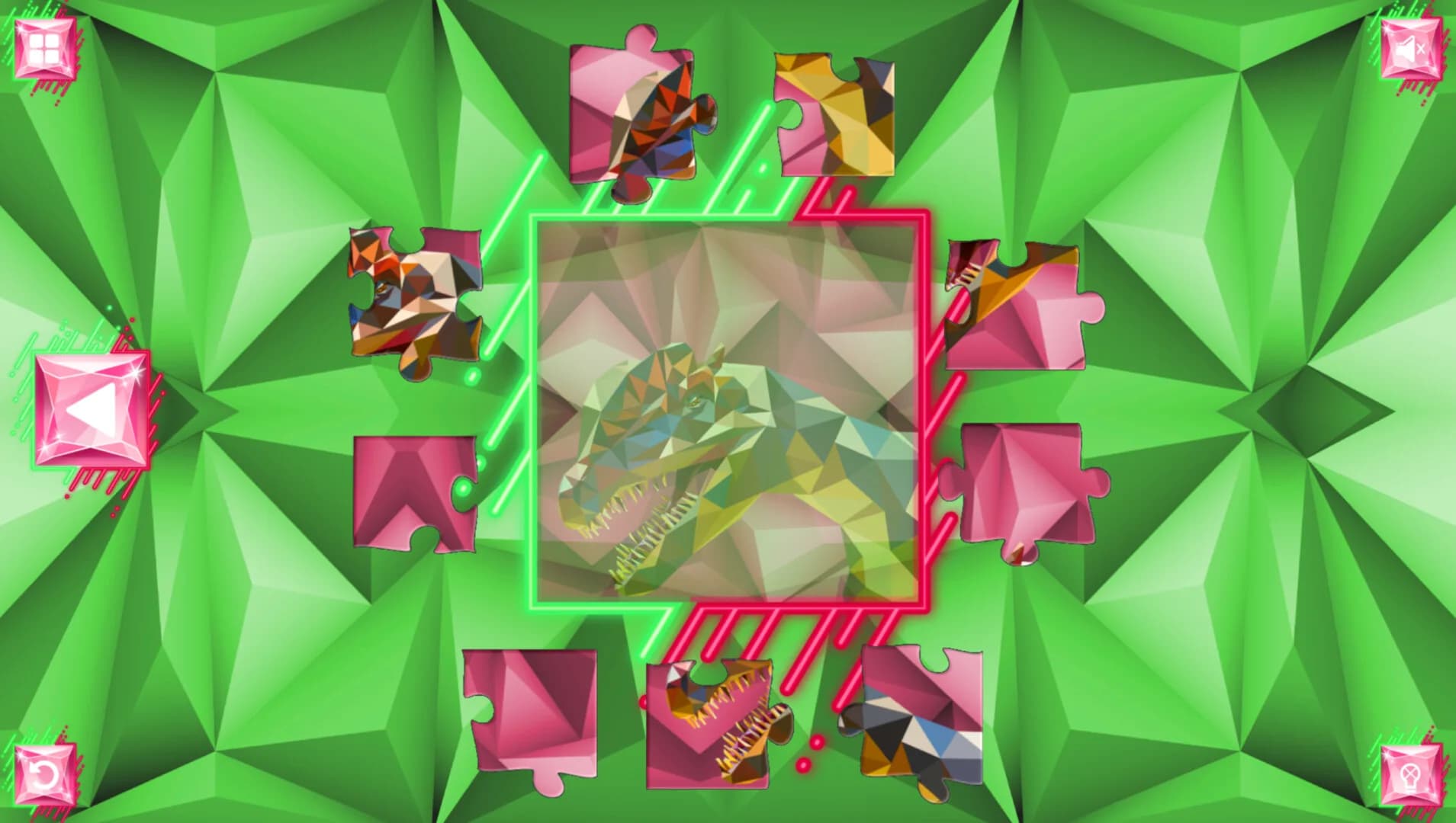Poly Jigsaw: Dinosaurs görsel 2