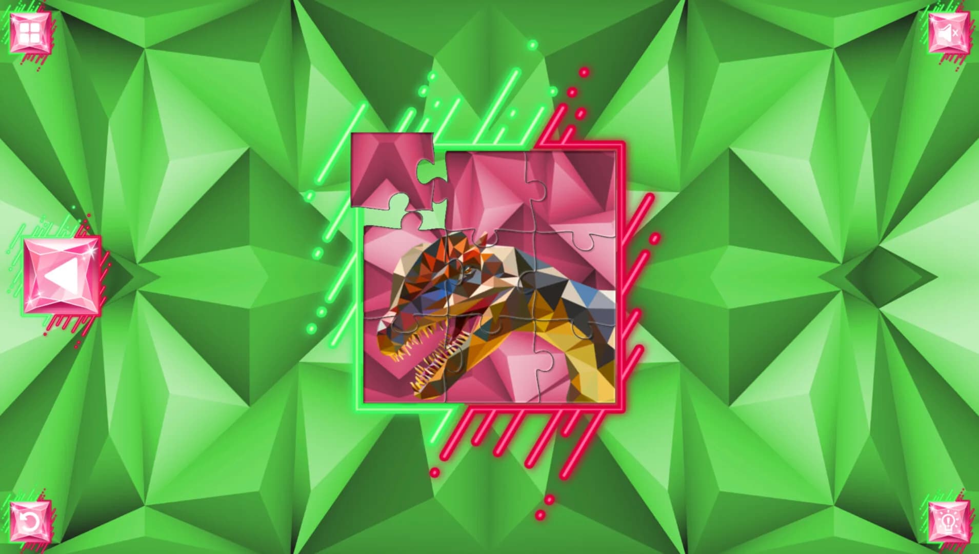 Poly Jigsaw: Dinosaurs görsel 3