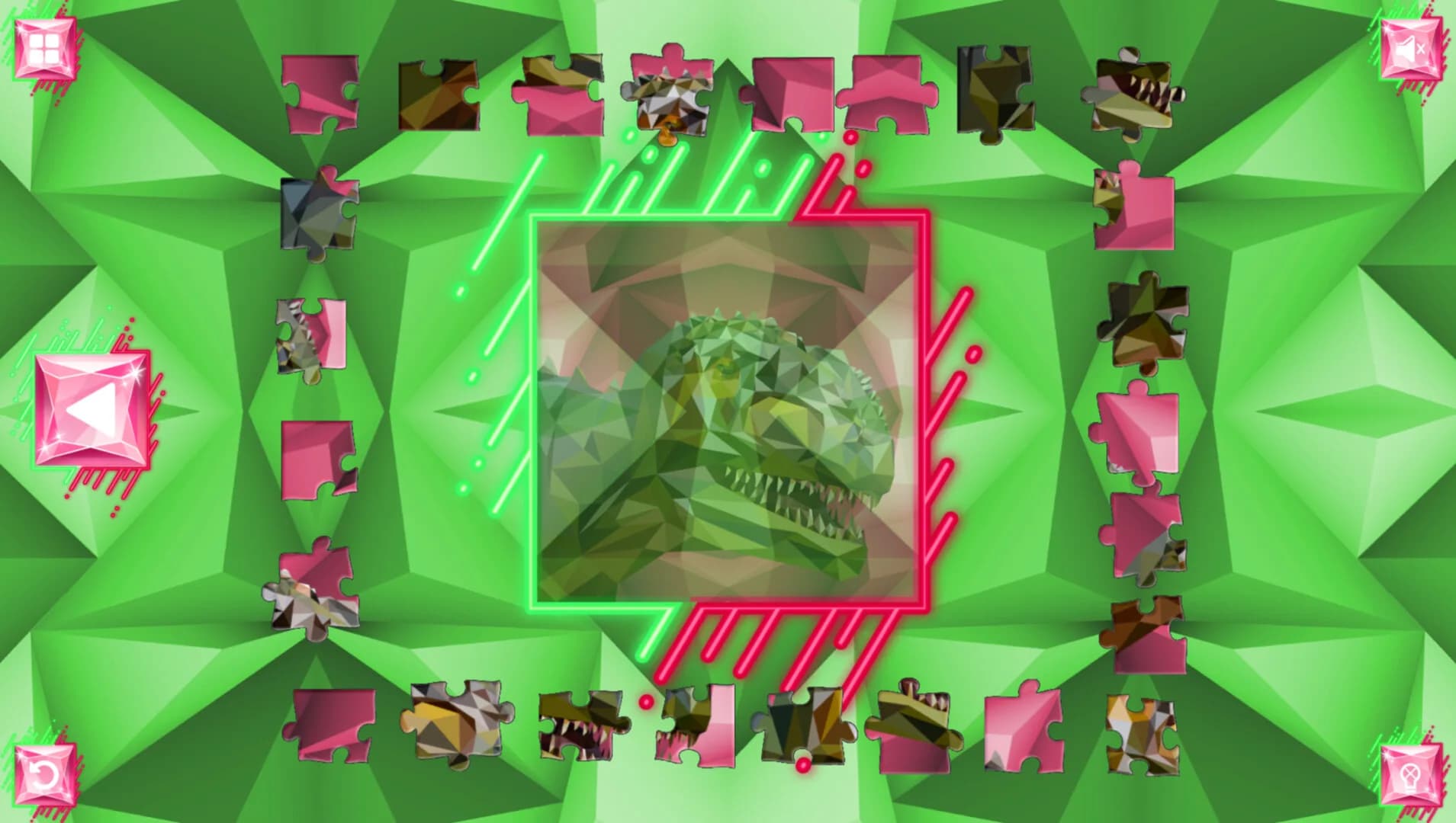 Poly Jigsaw: Dinosaurs görsel 4