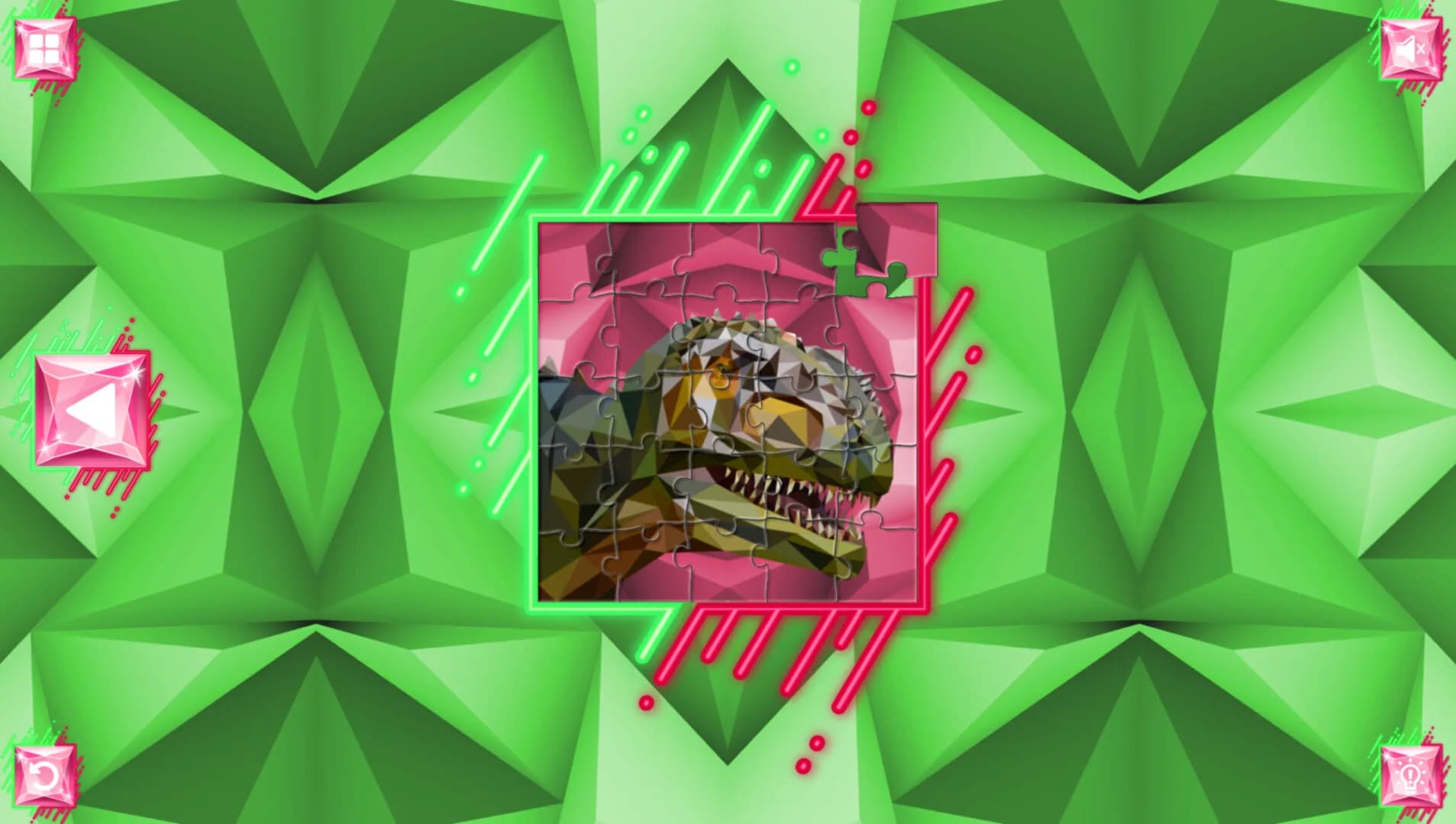 Poly Jigsaw: Dinosaurs görsel 5