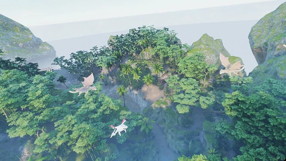 Dinosaur Land Aerial Photograph görsel 6