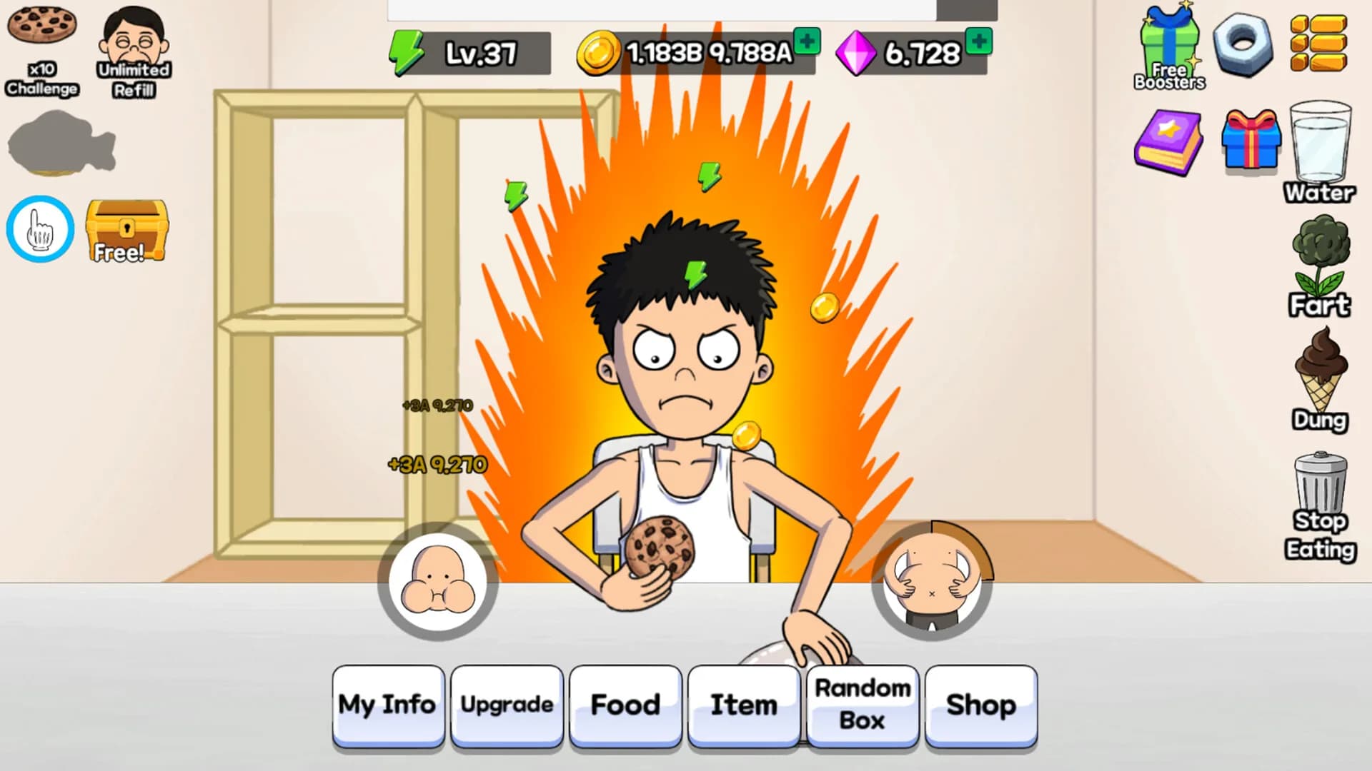 Food Fighter Clicker Games görsel 2