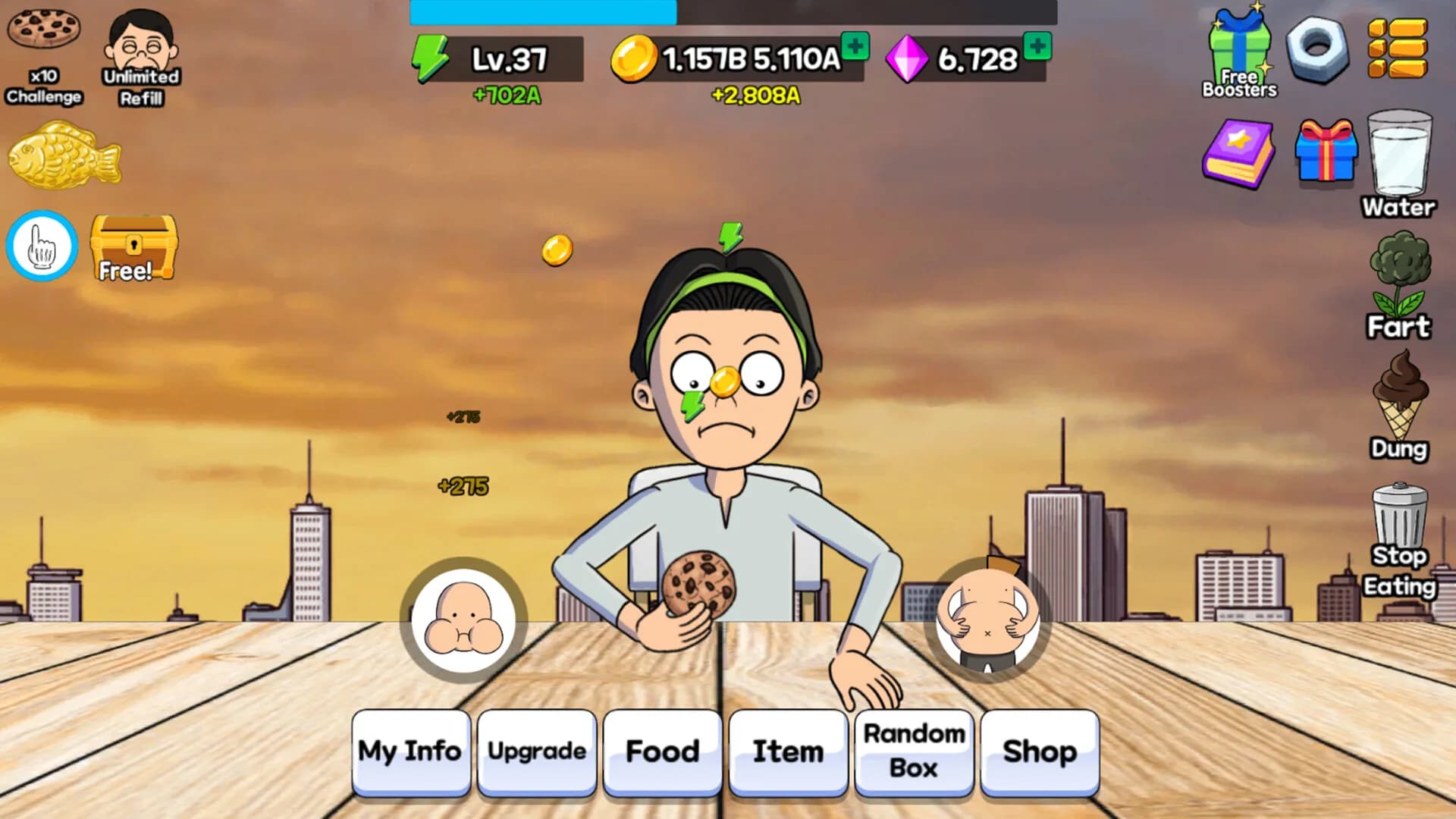 Food Fighter Clicker Games görsel 3