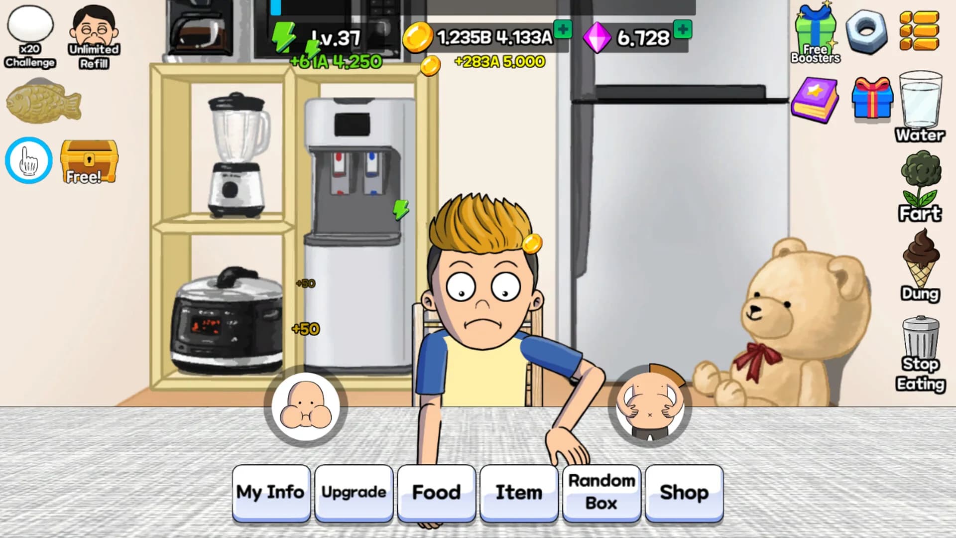 Food Fighter Clicker Games görsel 4