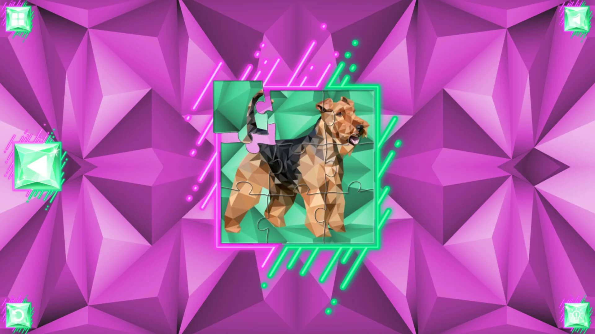 Poly Jigsaw: Dogs görsel 3