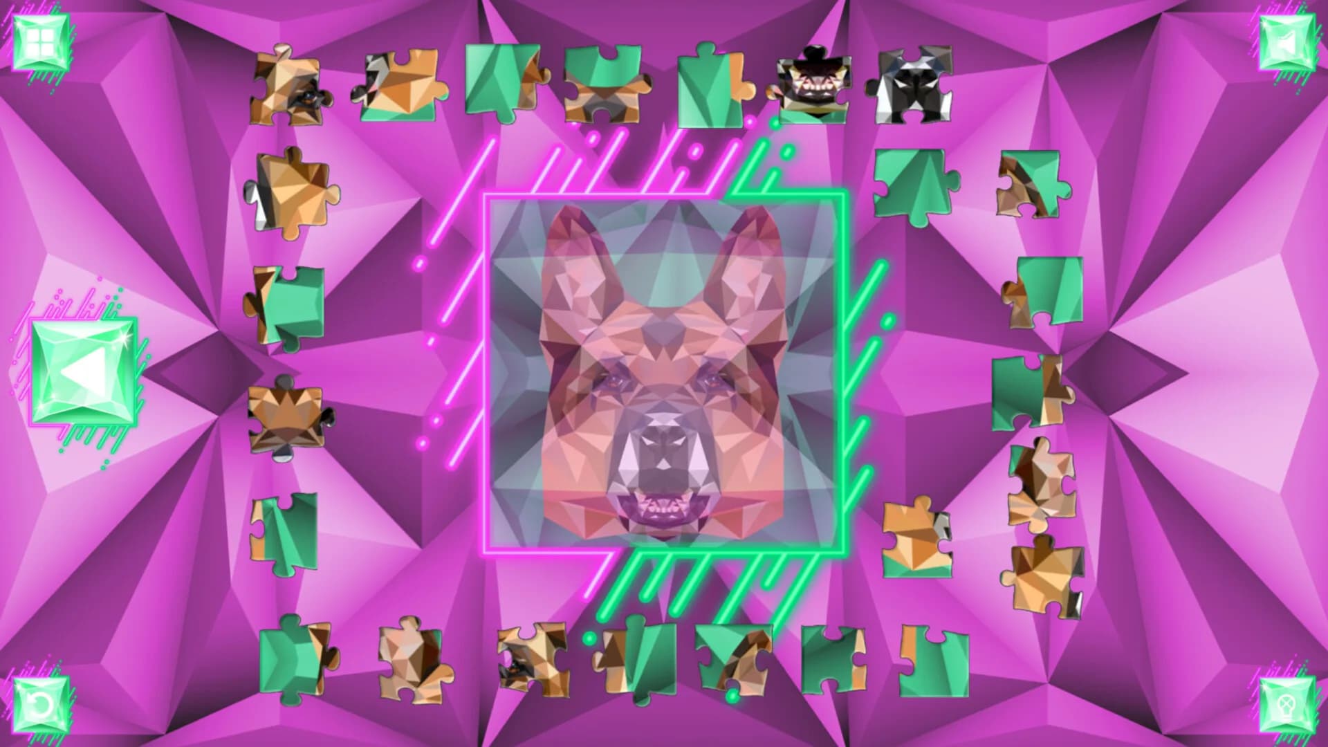 Poly Jigsaw: Dogs görsel 4