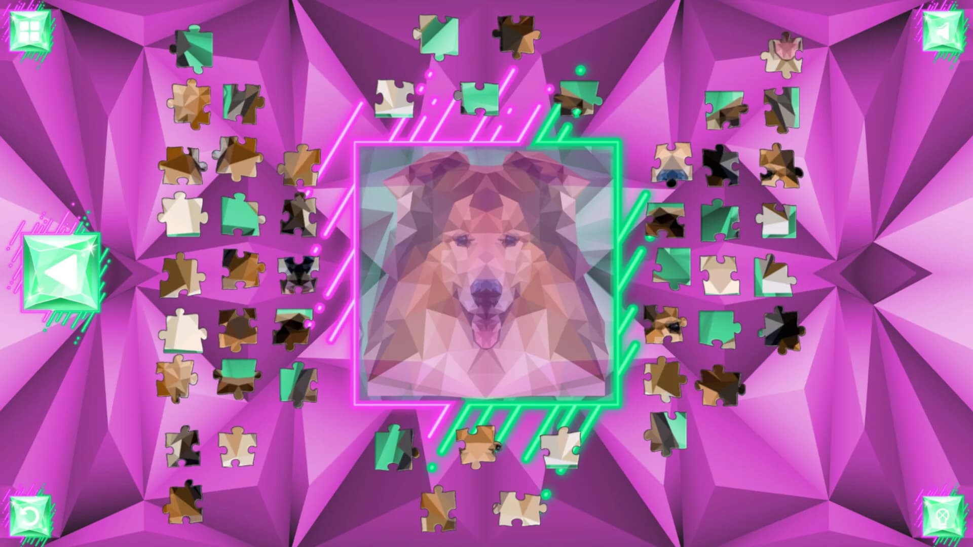 Poly Jigsaw: Dogs görsel 6