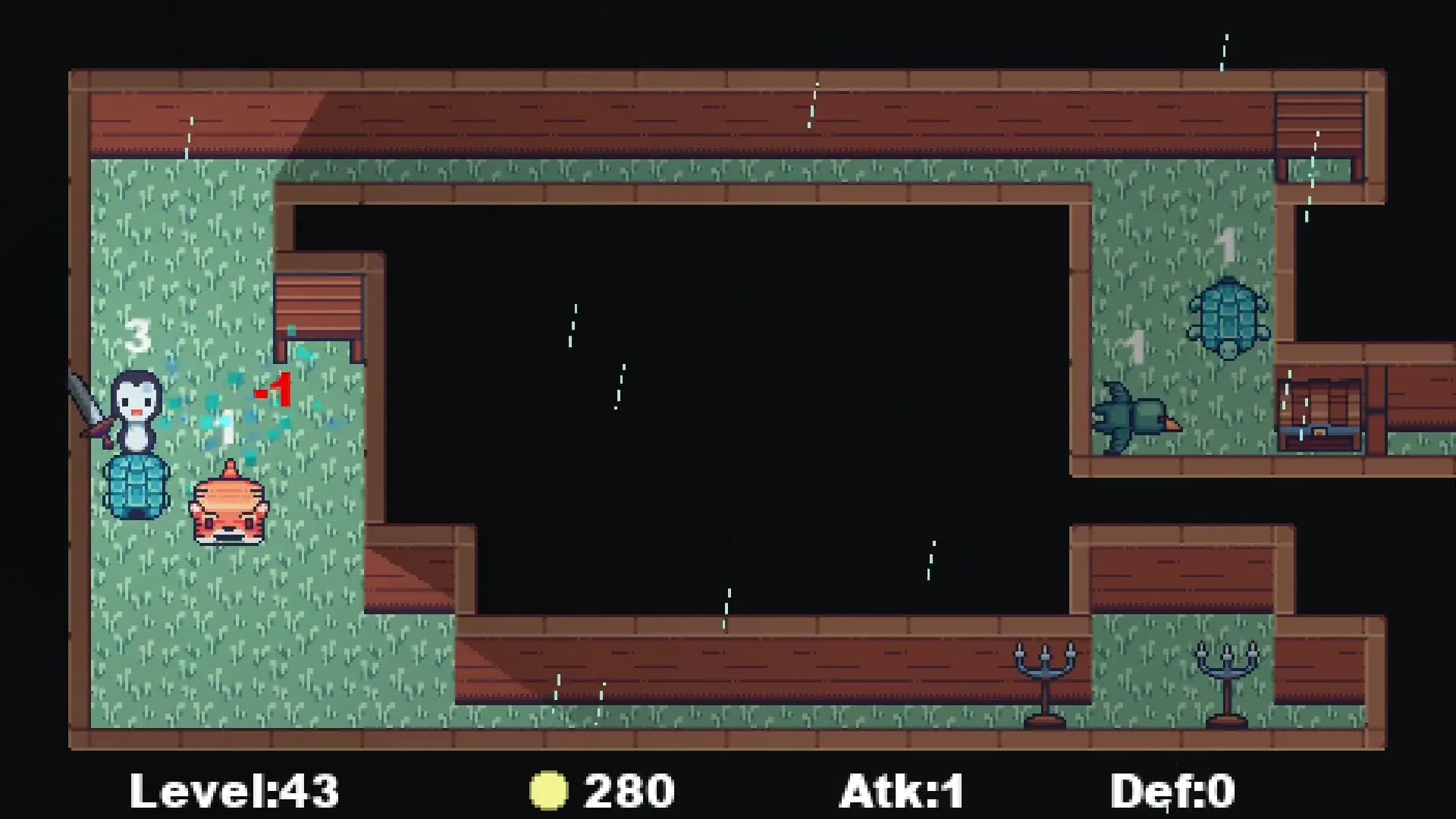 Strategy game but with a penguin who has a sword görsel 3