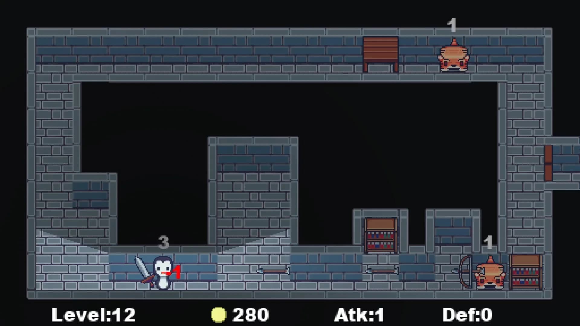 Strategy game but with a penguin who has a sword görsel 5
