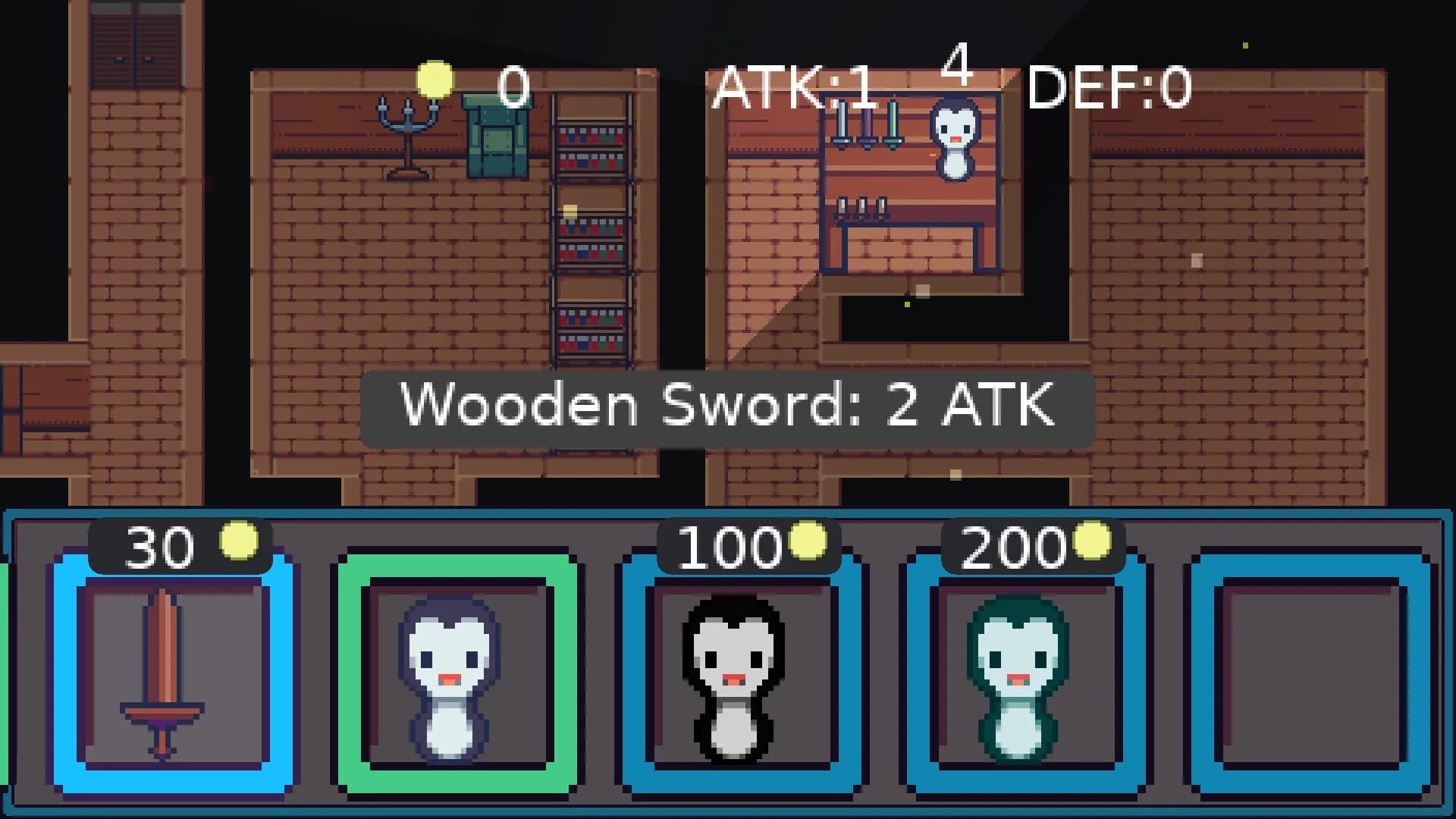 Strategy game but with a penguin who has a sword görsel 7
